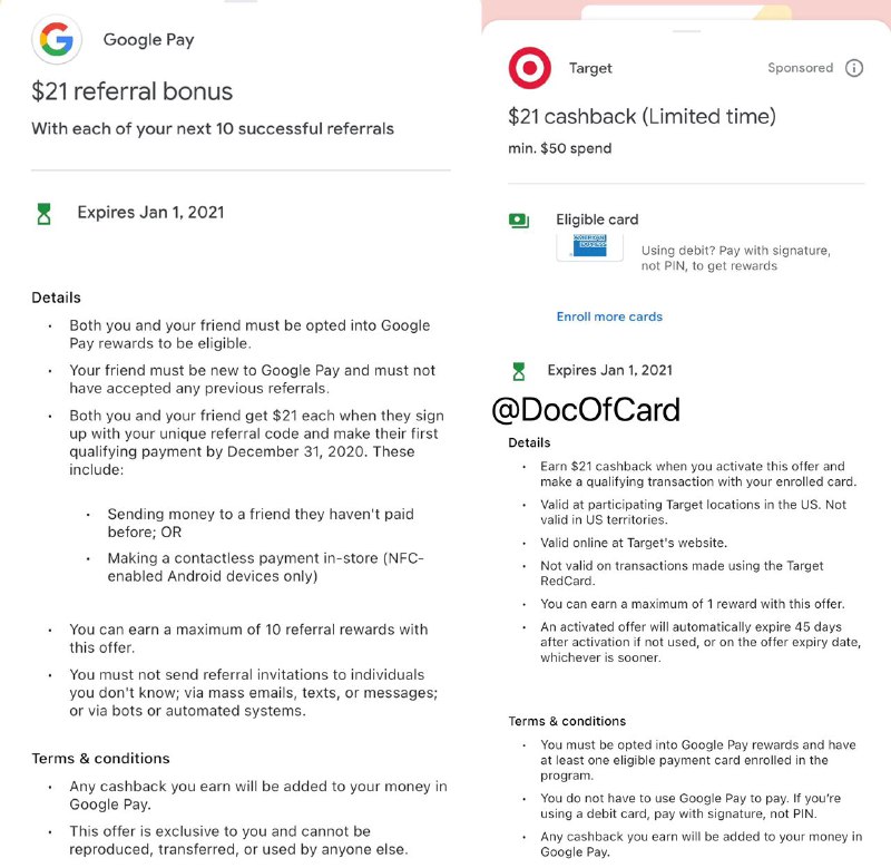 Google Pay活动
