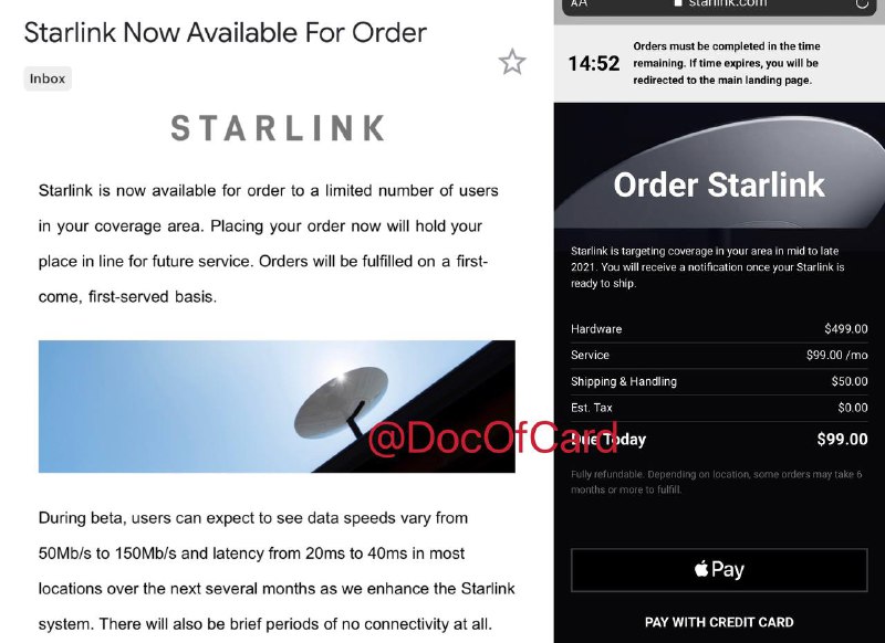 #Starlink🆕2/23更新